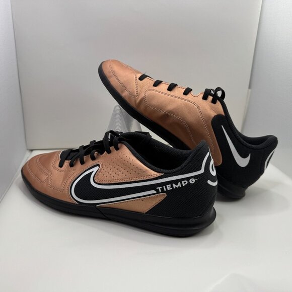 Nike Tiempo Legend 9 Soccer Shoes Mens 7.5 Copper Brown Indoor Court DA1189-810 - Picture 9 of 11